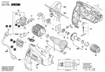 Bosch 3 603 A26 200 Psb 650 Re Percussion Drill 230 V / Eu Spare Parts